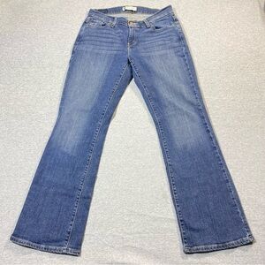 Levis 529 Jeans Women's 12M Blue Curvy Bootcut Western Mid Rise Stretch Denim